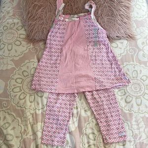 Naartjie 100% cotton shirt and pants, pink size 10 years old  # new